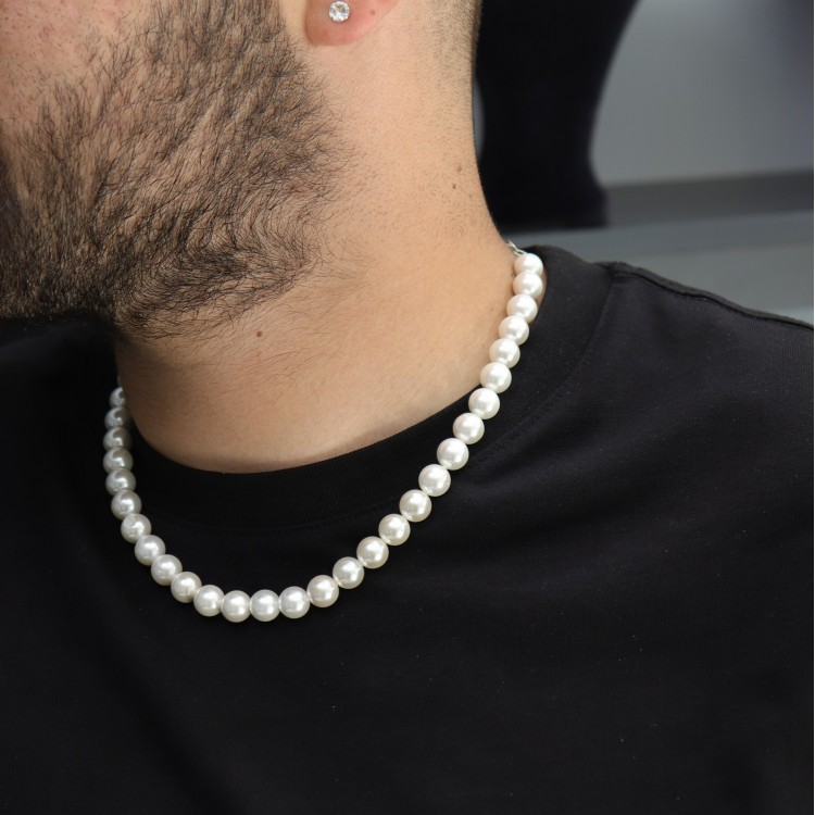10mm Porcelain Pearl Necklace